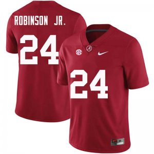 NCAA Men's Alabama Crimson Tide #24 Brian Robinson Jr. Stitched College Nike Authentic Crimson Football Jersey PS17J38TD